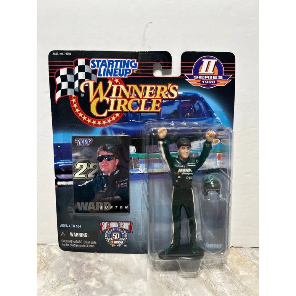 Vintage 1998 Ward Burton Nascar Action Figure Starting Lineup / Winner's Circle